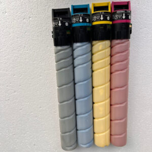 KONICA MINOLTA BIZHUB C450i COLOURED TONERS WITHOUT BOX.