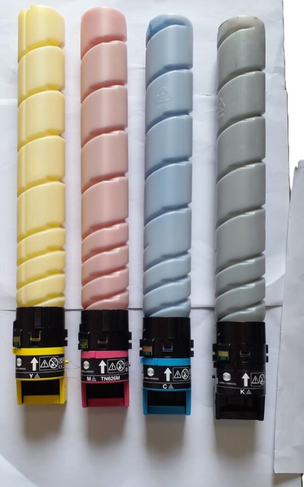 KONICA MINOLTA BIZHUB C450i COLOURED TONERS WITHOUT BOX.